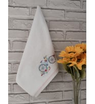 Pamuklu 40x70 cm Tekli Nakışlı Hediyelik El & Mutfak Havlusu Baveno (11)