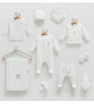 Caramell  % 100 Coton 10 lu Hastane Çıkışı (Ekru)