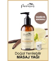 Parnassos Doğal Vanilya Özlü Duyusal Ve Afrodizyak Etkili Aromaterapi Masaj Yağı