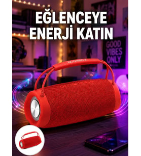 Derin Baslı Çift Hoparlörlü Taşınabilir Hoparlör Yeni Nesil