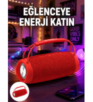 Derin Baslı Çift Hoparlörlü Taşınabilir Hoparlör Yeni Nesil
