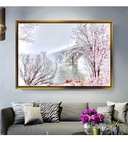 Altın Çerçeveli dekoratif tablo a1473 (Gold)