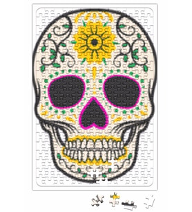Desenli Kuru Kafa Puzzle 240 Parça Yapboz