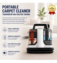 Koltuk Yıkama Portable Carpet Cleaner, Halı Makinesi, Güçlü Leke Çıkarıcı, Derinlemesine Temizlik
