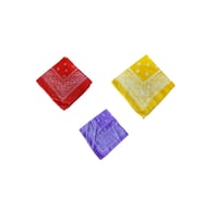 %100 Pamuklu Klasik Desen Unisex 3lü Bandana Seti Renkli Bandana Etnik Desenli A Kalite Bandana