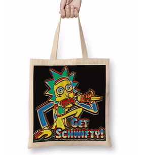 Rick And Morty Get Schwifty Bez Çanta Uzun Saplı