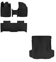 Rizline Togg T10F 2025 Sonrası Uyumlu 3D Havuzlu Paspas + 3D Bagaj Havuzu Set (Siyah)