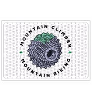 Mountain Bike MTB Mountain Climber Branca Puzzle 240 Parça Yapboz