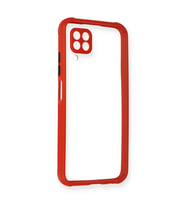 P40 Lite Miami Şeffaf - Kırmızı