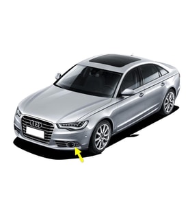 Audi A6 2012-2014 Ön Tampon Sol Sis Farı Çerçevesi Kromlu 4G0807681B