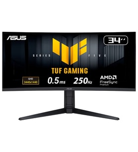 ASUS TUF Gaming VG34WQML5A 34 inç 250Hz 0.5ms WQHD Adaptive Sync VA Kavisli Gaming Monitör