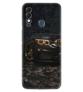 Tecno Spark 8T Kılıf Silikon Desen Özel Seri Black Car 1768