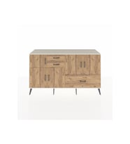 Kronos Konsol 5 Raflı 3 Çekmeceli 5 Kapaklı 176x59x99 Aytaşı-Çam