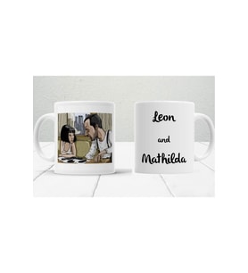 Leon Ve Mathilda Baskılı Hediye Kutulu Kupa Bardak