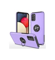 Samsung Galaxy A02s Kılıf Elit Yüzüklü Kapak - Mor