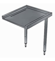 Electrolux Professional Bulaşık Giriş-çıkış Tezgahı, Giyotin Tip Bulaşık Makinesi İçin - 600 Mm BHHLU06