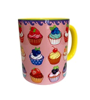 CUP KEK temalı dijital baskılı hediyelik tasarım kupa. (Beyaz)
