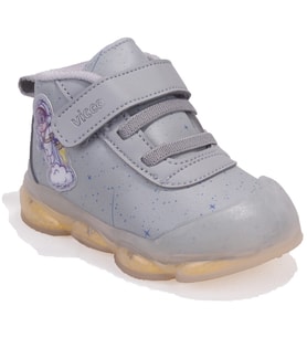 Vicco Geminis 946E25K447 Gri Ortopedik Işıklı Erkek Bebe Spor Bot