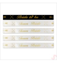 Bride To Be ve Team Bride Bileklik, 5 Adet - Altın