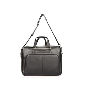 PIERRE CARDIN 01PC001116-S ÇIKARILABİLİR KORDONLU VALİZ SABİTLEMELİ LAPTOP EVRAK ÇANTASI - SİYAH