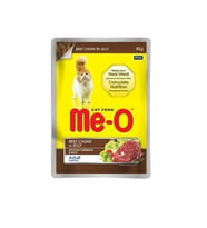 Me-O Pauch Jöle İçinde Dana Etli Kedi Konserve Mama 80 gr