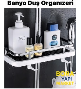 Robot Sürgülü Duş Sabunluğu Organizer