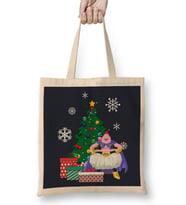 Majin Buu Around The Christmas Tree Dragon Ball Z Bez Çanta Uzun Saplı