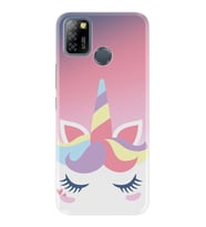 INFINIX Smart 4 5 6 Zero 8 S5 Pro Kılıf Desemli Silikon Sweety Unicorn 1737