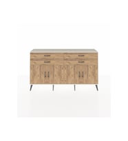 Arges Konsol 2 Raflı 4 Çekmeceli 8 Kapaklı 176x30x99 Aytaşı-Çam