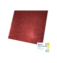 Bafix Simli Karton 50x70 CM Kırmızı Simli Karton (10 Lu Paket)