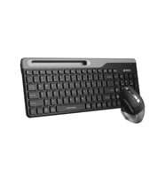 A4 Tech Fstyler FB2535C Gri Bluetooth+2.4G Nano Fn Multimedya Klavye Şarjlı Mouse Set