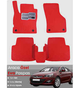 OPEL ASTRA J SEDAN (2012-2018) Uyumlu EVA Paspas Tam Set–Araca Özel,Kolay Montaj