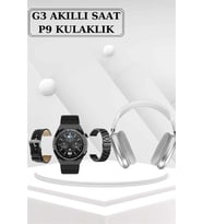 Yeni Nesil Sesli Görüşme Akıllı Saat ve Powerbank Çoklu Şarj Girişli Bluetooth Kulaklık Nabız Ölçer