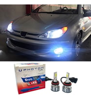 Peugeot 206 Led Xenon Kısa Far Ampulü H7 Duo Yeni Seri Beyaz 2003+