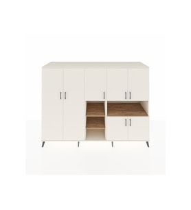 Kronos Dolap 13 Raflı 7 Kapaklı 220x59x163 Aytaşı-Aytaşı/Çam