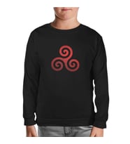 Teen Wolf - Logo Siyah Çocuk Sweatshirt