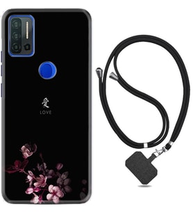 Reeder P13 Blue Max Pro Kılıf Desenli İpli Askılı Love 1629