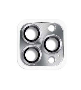 Apple İphone 16 Pro Max Pers Alüminyum Kamera Lens - Gri