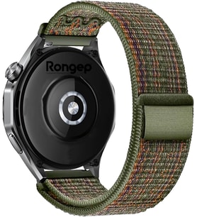 Huawei ile Uyumlu Fabric Loop 22mm Kordon GT6/GT6 Pro/GT5/GT5 Pro/GT4/GT3/GT3 Pro 46mm için Cırt Cırt Tasarım Yumuşak ve Konforlu GT6 Kordon Rahat Yapılı Terletmeyen GT6 Kayış