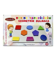 Artebella Iq Ve Gelişim Ürünleri Ahşap Geometrik Bulmaca