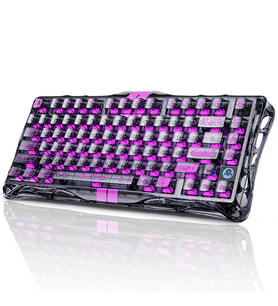 GravaStar Mercury V75 Lite Manyetik Switch Gaming Klavye, Kablolu, İngilizce Q, Transparent Black