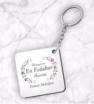 Anneler Günü Tasarımlı Anahtarlık