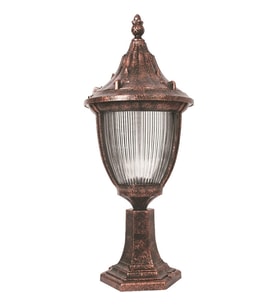 AVONNI BSU-68186-BKR-M1-K Kahverengi Boyalı Dış Mekan Aydınlatma E27 ABS Polikarbon Cam 30cm