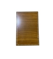 Ahşap Dikdörtgen Sepet Tepsi Tabanı 30x20 cm Ceviz Çift Yüz 3 mm MDF
