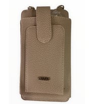 Ollbag OL-2037 Kadın Zincir Askılı Mini Çanta Cüzdan (Bej)