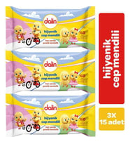 Dalin Bisikletli Hijyenik Cep Mendili 15 Adet X 3 Paket