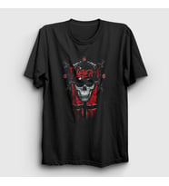 Presmono Unisex Siyah Flag Slayer T-Shirt 294716tt