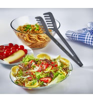 Pratik Yanmaz Yapışmaz Yüksek Isıya Dayanıklı Sert Plastik Makarna ve Salata Servis Maşası