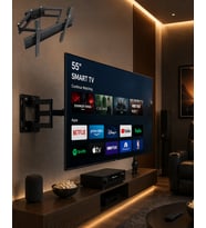 32 55 İnç Televizyon Askı Aparatı Duvara Monte Hareketli TV Tutucu
