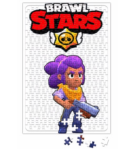 Brawl Stars Shelly Puzzle 240 Parça Yapboz